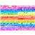 Stuart Hillard Rainbow Is My Favourite Colour Pastels 32 Half Strips Fabric Panel (140cm x 110cm)