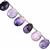 75cts Purple Scolecite Smooth Oval Approx 11x7 to 16x12mm, 19cm Strand With Spacers