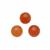 7cts Carnelian Plain Round Approx 8mm (pack of 3)