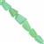 115cts Chrysoprase Faceted Tumble Approx 10 to 20mm, 19cm Strand