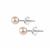 Lavendar Pearl 925 Sterling Silver Earring Studs, Approx 5mm 