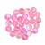 Matte Pink Mystic Glass Beads, 8mm (25pcs)