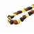 Baltic Multi Colour Amber Twisted Marquise Strand Approx 12x6mm, 20cm (Inc. Cognac, Lemon, Cherry) 