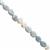160cts Blue Opal Smooth Oval with Pearl Nuggets, Approx 6x5mm - 11x9mm, Endless Necklace, Approx 26"