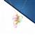 Plastic Foil Edge Lucite Petals 200pcs, Approx 15x22mm