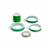 Green Threading Pack including 0.6mm Elastic, 1mm Elastic, Beading Thread, 0.5mm Nylon Cord & 1mm Nylon Cord