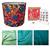 Jenny Jackson's Greens EPP Lampshade Kit: Pattern, Paper Pieces, Lampshade Drum Kit & FQ Pack (3pcs)