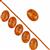 Imitation Amber Oval Cabochons & 4mm Plain Rounds Project With Downloadable Instructions