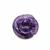 85cts Amethyst Top Side Drill Carved Flower Approx 25 to 28mm, Pendant (1Pcs)