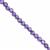 8cts Amethyst faceted Round, Approx 2 to 3mm, 30cm Strand 