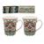 William Morris Strawberry Thief White Mugs Set of 2