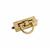 Gold Rectangle Bag Lock Clasp (4cm x 1.5cm)