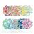 Alice Caroline 90 x Flower Shape Liberty Charms - Rainbow