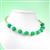 90cts Dyed Teal Selenite Plain Rounds, Approx 6mm, 38cm Strand