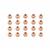 Rose Gold 925 Sterling Silver Stardust Spacer Beads, 2mm, 20pcs