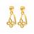 Gold 925 Sterling Silver Pinch Bails, 2pcs