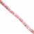 200cts Rose Quartz Drums Approx 8x10mm, 38cm Strand