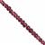 20cts Umba Garnet Faceted Roundels Approx 2x1mm to 4x3mm, 15cm Strand with Hematite Spacers