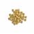 Gold 925 Sterling Silver Spacer Beads, 2mm, 40pcs 