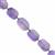 135cts Lavender Fluorite Smooth Tumble Approx 14x9 to 16x12mm, 14cm Strand With Spacers