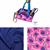 Studio 7t7 Kaffe Fassett Pink Flower Divide & Go Caddy Bag Kit: Instructions, Fabric (1m) 