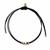Gold Plated 925 Sterling Silver & Leather Cord Bracelet Makes (PEACE)
