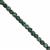 78cts Malachite Faceted Cube Approx 4mm, 38cm Strand 