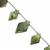 55cts Green Nephrite Jade Smooth Rhombus Approx 18x9 to 24x14mm,15cm Strand With Spacers