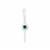 925 Sterling Silver Peg with Emerald Bail Round Approx 2mm