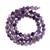 80cts Amethyst Faceted Bicones, Approx 6mm, 38cm Strand