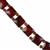 Baltic Cherry Amber Double Drilled Squares with Cognac Rounds, 16cm Strand (15mm & 5mm)