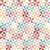 Poppie Cotton Hopscotch & Freckles Squares White Fabric 0.5m