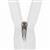 Transparent Nylon Zip 35cm 