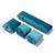 Blue Velvet Necklace, Ring, Earring and Pendant Display Boxes (4pcs)