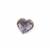 Lepidolite Heart Approx 5 cm, 1pc