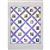 Bird of the Month Purple Double Irish Chain Quilt Kit: Instructions, Panel & Fabric (5.5m)