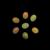 0.65cts Ethiopian Dark Opal 4x3mm Oval Pack of 7 (N)