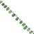 12cts Tsavorite Garnet Top Side Drill Graduated Faceted Drop Approx 4x3 to 7x4mm, 10cm Strand with Spacers