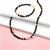 Rose Gold Plated 925 Sterling Silver,  Black Tourmaline, Spacer Bead Mixed Design
