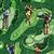 Dan Morris Chip Shot Golf Course Scenic Green Fabric 0.5m
