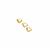 Gold Mother of Pearl & Gold Plated Base Metal Heart Connectors, Approx 16x12 mm (3pk)