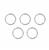 5pk Jewellery Maker Stainless Steel Memory Wire - Silver Colour, 0.6 mm