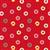 Lewis & Irene Small Things… Sweet Doughnuts Red Fabric 0.5m