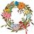 Thinlits Die Set Vault Funky Floral Wreath by Tim Holtz - 14 Dies