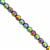 125cts Mystic Color Coated Hematite Smooth Round Approx 6mm, 30cm Strand