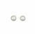 White South Sea Cultured Pearls (Fully Drilled), Approx 7-8mm (Pack of 2)