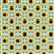 Lewis & Irene Sunflowers Collection Symmetrical Sunflowers Pale Blue Fabric 0.5m