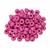 2/0 Ionic Hot Pink Seed Beads With Red Crackled Effect Approx 20GM Tube