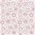 Mandy Shaw Redwork Christmas Collection Motifs In Circles Cream Fabric 0.5m