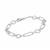925 Sterling Silver Long & Round Link Bracelet Approx 7.5Inch